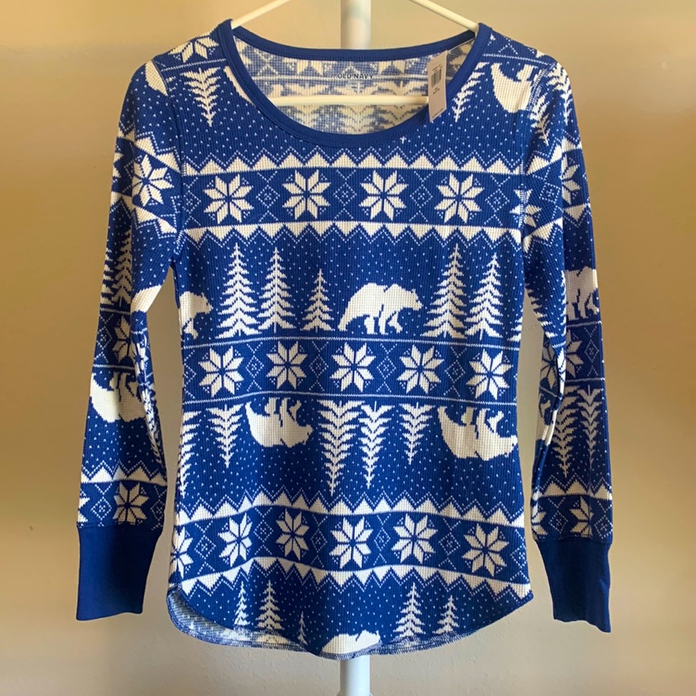 Old Navy Holiday Top - XS petite